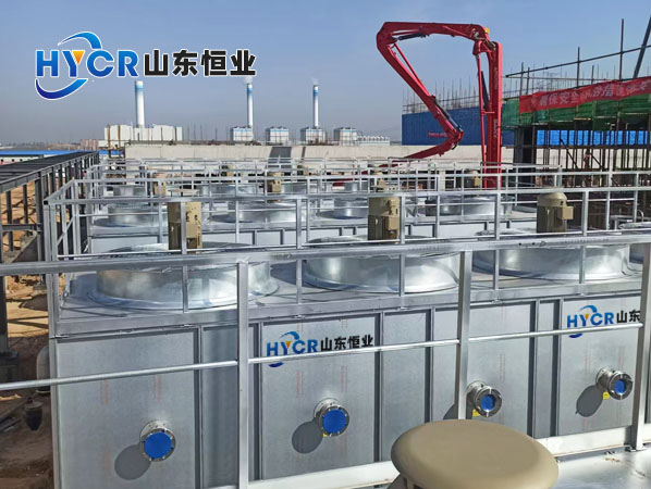 橫流閉式塔施工案例